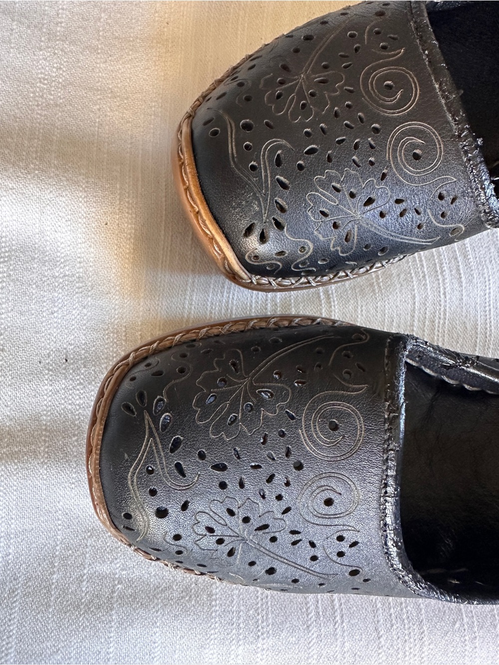 Rieker Antistress Black Leather Mary Jane Shoes | 37 - Picture 5 of 10